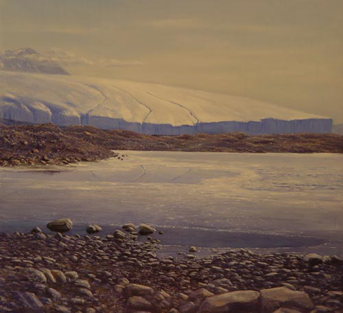 Commonwealth Glacier David Rosenthal Oil Painting